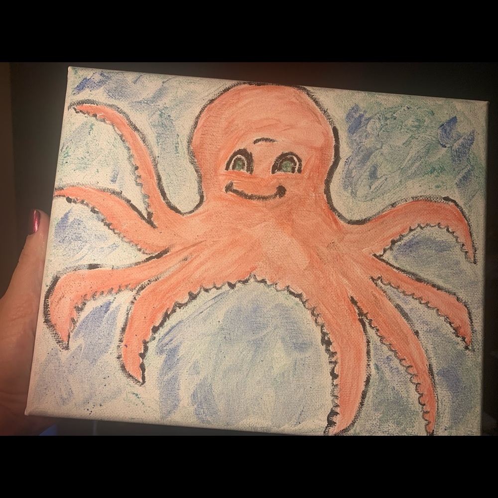 Original art work Ollie the Octopus